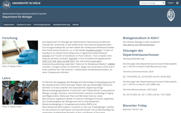 biologie.uni-koeln.de