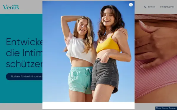 www.gillettevenus.de