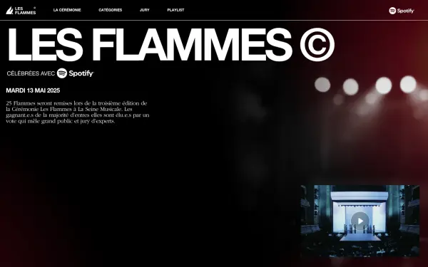 lesflammesawards.com