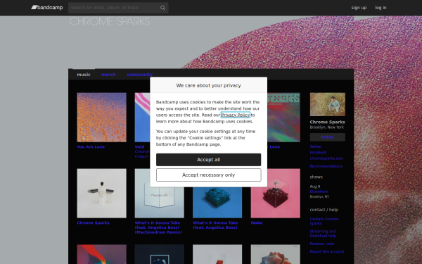 chromesparks.bandcamp.com