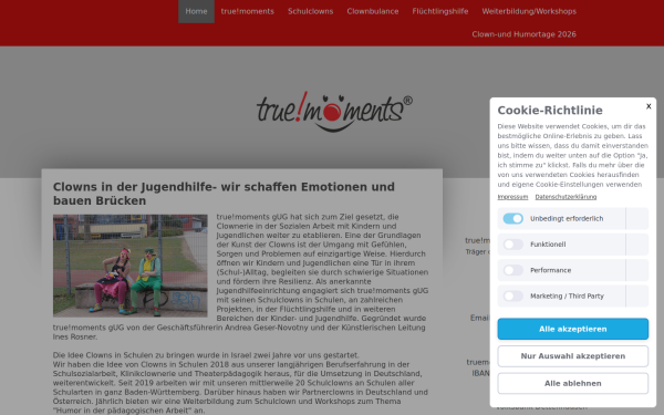 www.truemoments-clowns.com