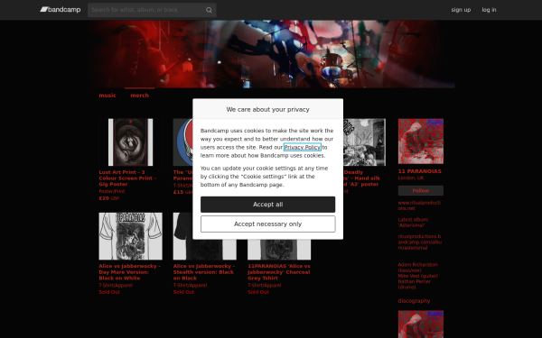 11paranoias.bandcamp.com