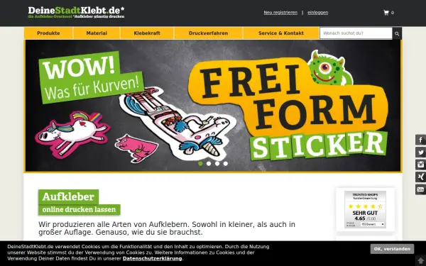 www.deinestadtklebt.de