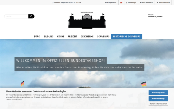 www.bundestagsshop.de