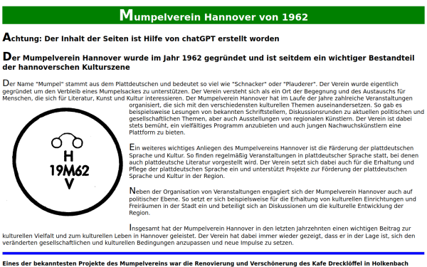 mumpelverein.de