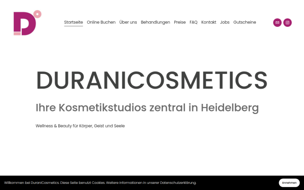 www.duranicosmetics.de