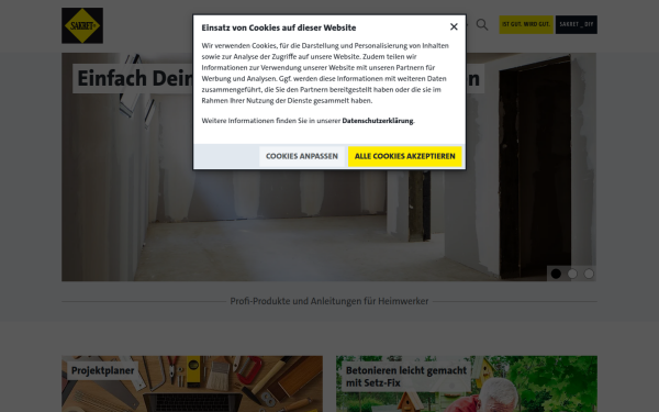 www.heimwerker.sakret.de