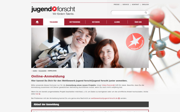 anmeldung.jugend-forscht.de