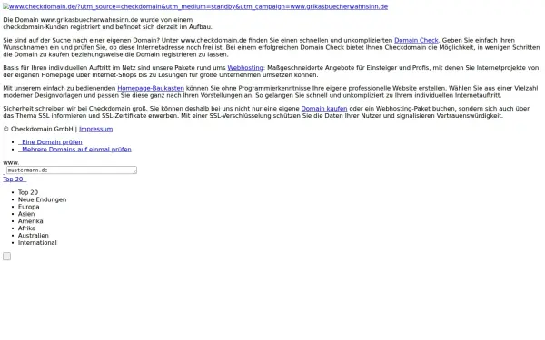 www.grikasbuecherwahnsinn.de
