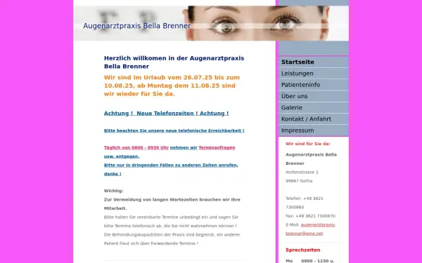 www.augenarztpraxis-bella-brenner.de