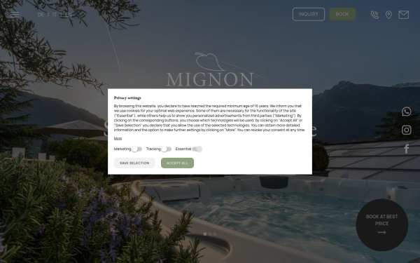 www.hotelmignon.com