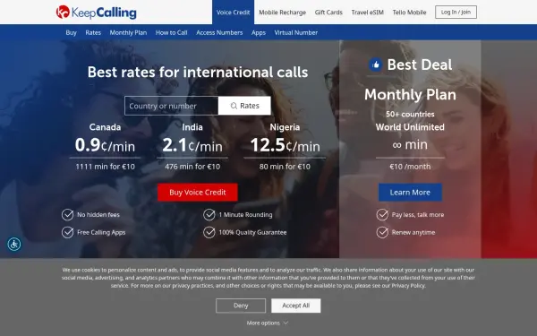 keepcalling.com