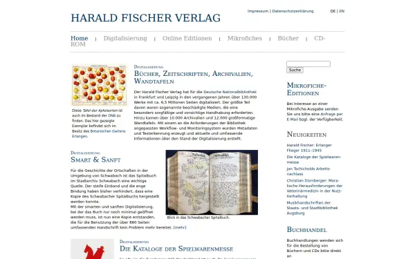 www.haraldfischerverlag.de