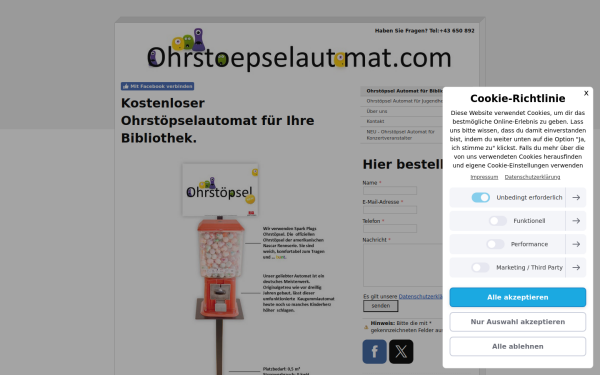 www.ohrstoepselautomat.com