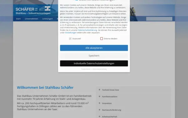 stahlbau-schaefer.de