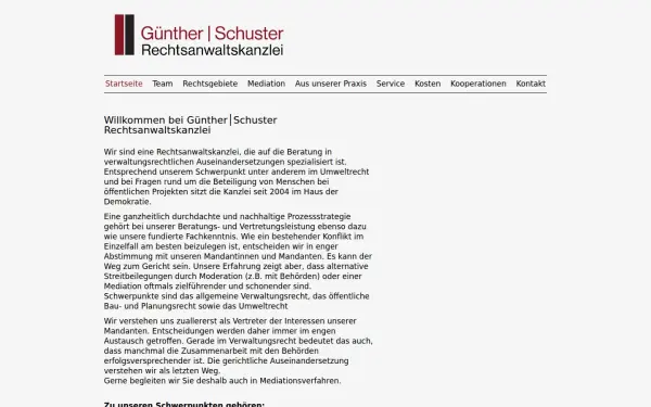anwaltskanzlei-guenther.de