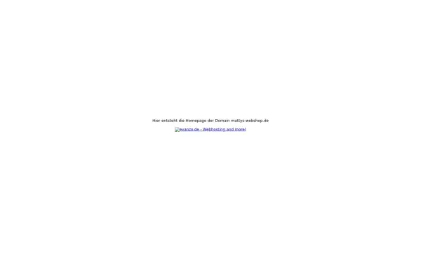 mattys-webshop.de