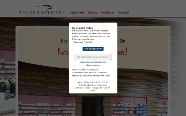 www.adlerapothekekamen.de
