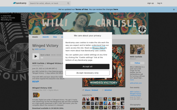 willicarlislemusic.bandcamp.com