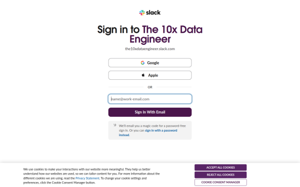 the10xdataengineer.slack.com