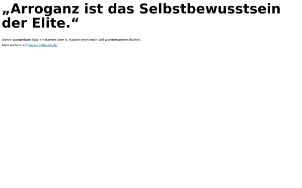 arroganz.de