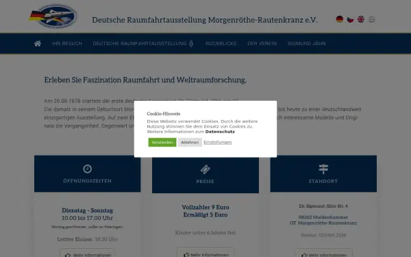 www.deutsche-raumfahrtausstellung.de
