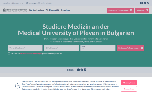 www.medizinstudium-pleven.de
