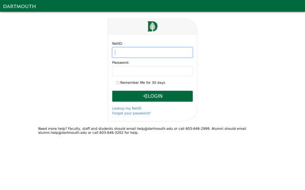 login.dartmouth.edu