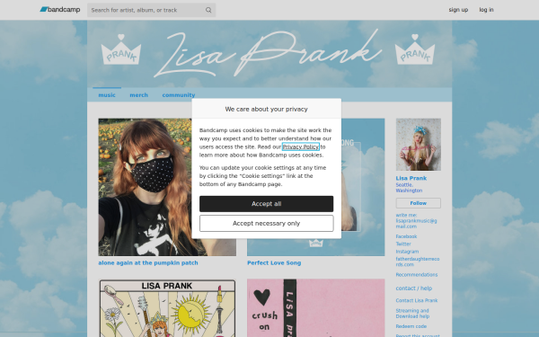 lisaprank.bandcamp.com