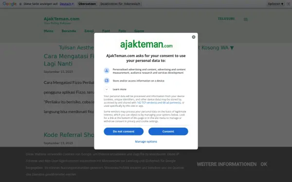 www.ajakteman.com