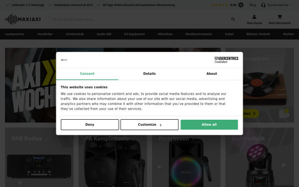 www.maxiaxi.de