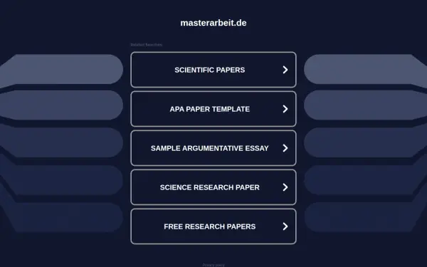 masterarbeit.de