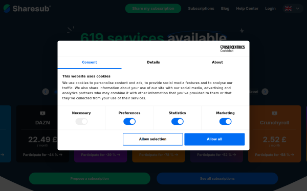 www.sharesub.com