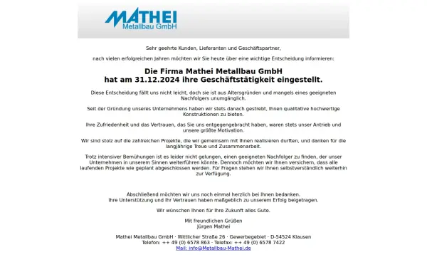 metallbau-mathei.de