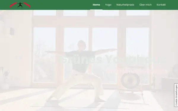 gruenesyogahaus.de
