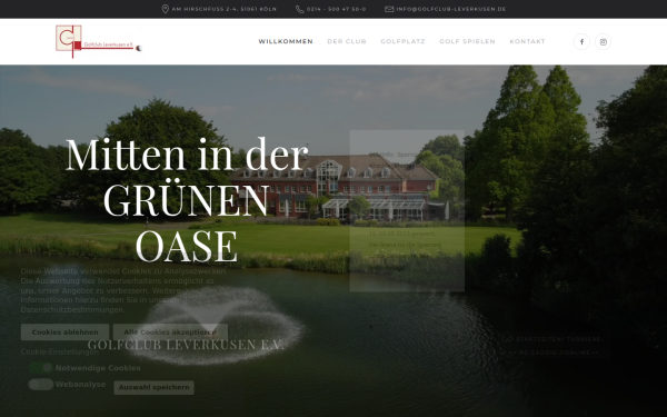 golfclub-leverkusen.de