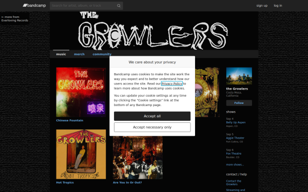 thegrowlers.bandcamp.com