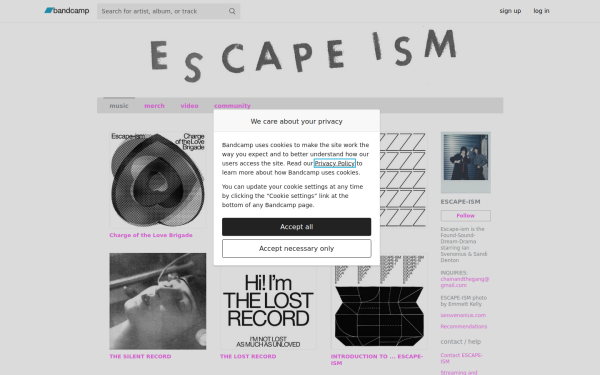 escape-ism.bandcamp.com