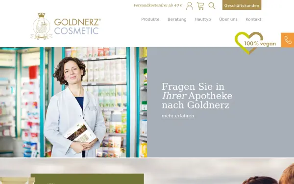 www.goldnerz-cosmetic.de