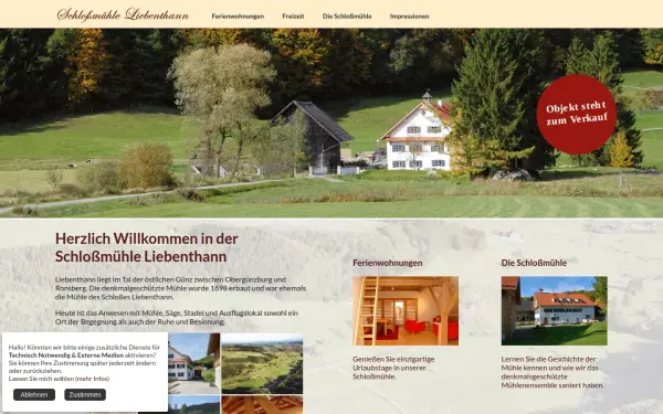 www.schlossmuehle-liebenthann.de