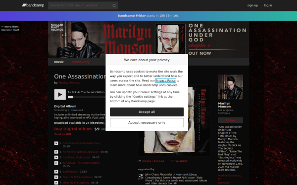 marilynmanson.bandcamp.com