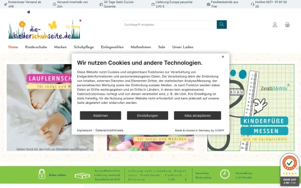 www.die-kinderschuhseite.de