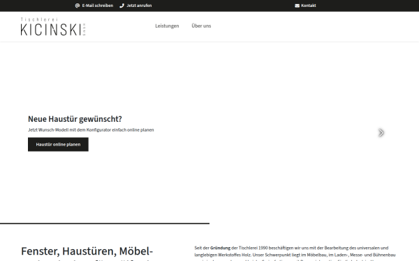 www.tischlerei-kicinski.de
