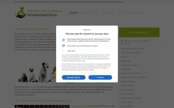 www.tierheim-verzeichnis.de