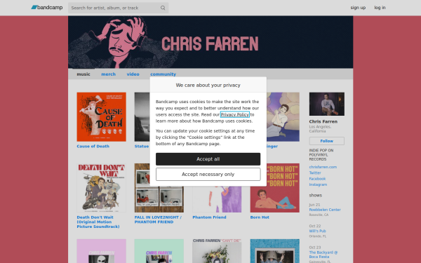 chrisfarren.bandcamp.com