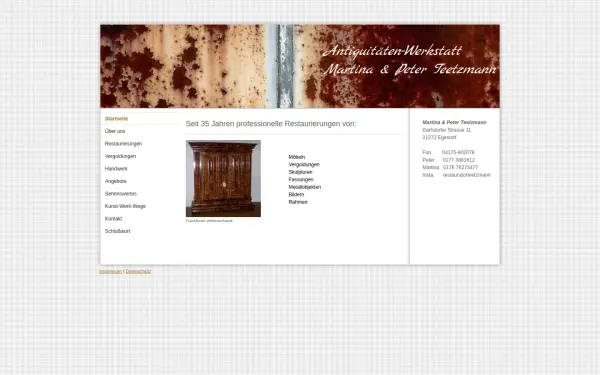 www.antiquitaeten-werkstatt-teetzmann.de