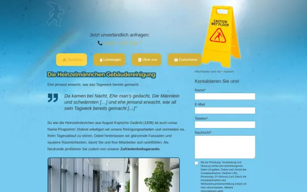 www.heinzelmaennchen-gebaeudereinigung.de