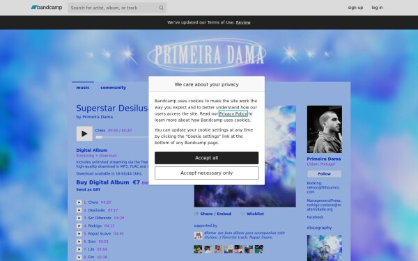 primeiradama.bandcamp.com