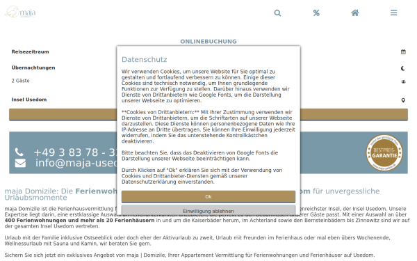 www.maja-usedom.de