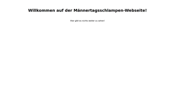 maennertagsschlampen.de